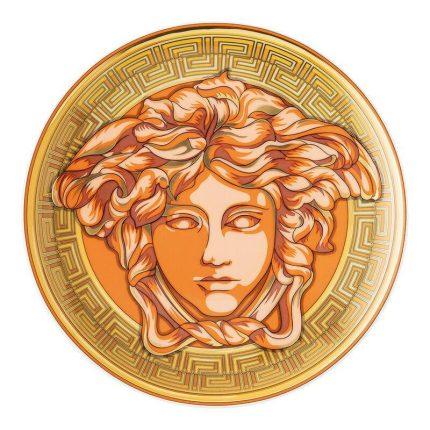 Versace piatto piano 17 cm medusa amplified orange