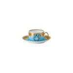 Versace tazza the con piattino medusa amplified blue