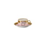 Versace tazza the con piattino medusa amplified pink