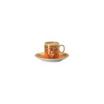 Versace tazza espresso con piattino medusa amplified orange