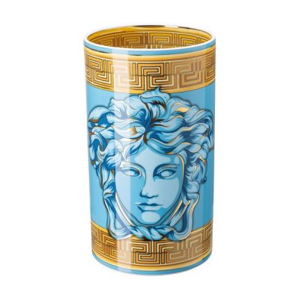 Versace vaso 30 cm medusa amplified blue coin