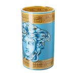 Versace vaso 30 cm medusa amplified blue coin