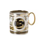 Versace bicchiere con manico lettera E virtus alphabet