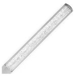Swarovski penna a sfera crystalline forma ottagonale tono argentato cromato