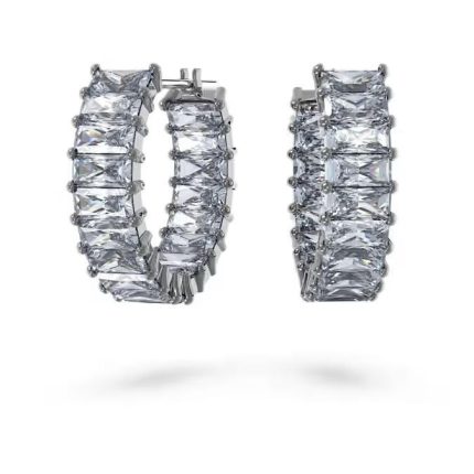 Swarovski orecchini a cerchio matrix
