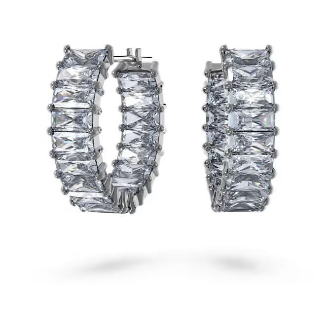 Swarovski orecchini a cerchio matrix Swarovski orecchini a cerchio matrix