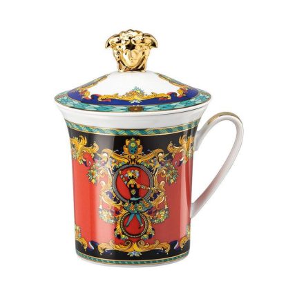 Versace bicchiere con coperchio 30iversario re sole