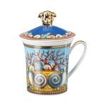 Versace bicchiere con coperchio 30iversario i tesori del mare