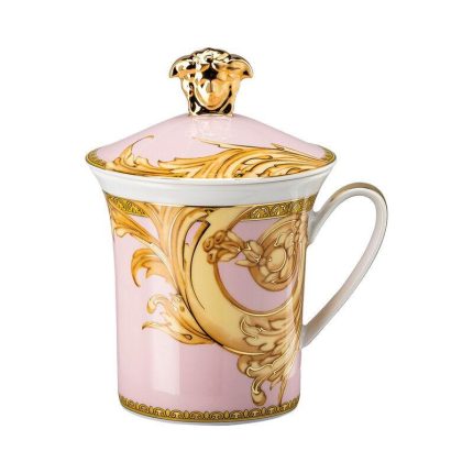 Versace bicchiere con coperchio 30iversario les reves byzantin