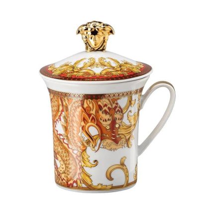 Versace bicchiere con coperchio 30iversario asian dream