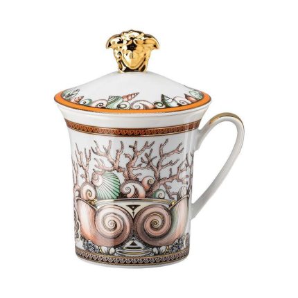 Versace bicchiere con coperchio 30iversario etoiles de la mer