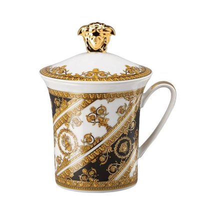 Versace bicchiere con coperchio 30iversario i love baroque