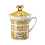 Versace bicchiere con coperchio 30iversario medusa rhapsody