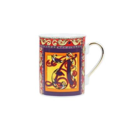 Baci milano mug lettera A ortigia