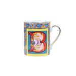 Baci milano mug lettera B ortigia