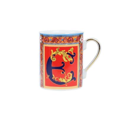 Baci milano mug lettera E ortigia