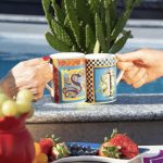 Baci milano mug lettera V ortigia