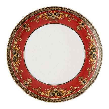 Versace piatto piano 21 cm (nuovo modello) medusa rosso