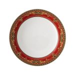 Versace piatto fondo 22 cm (nuovo modello) medusa rosso