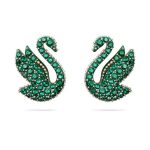 Swarovski orecchini a lobo swan