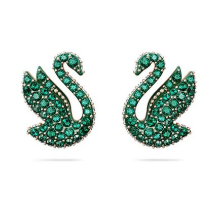 Swarovski orecchini a lobo swan