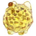 Swarovski chubby cats gatto giallo