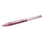 Swarovski penna a sfera crystalline forma ottagonale rosa laccato rosa