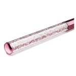 Swarovski penna a sfera crystalline forma ottagonale rosa laccato rosa