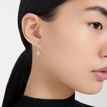 Swarovski orecchini a cerchio stilla