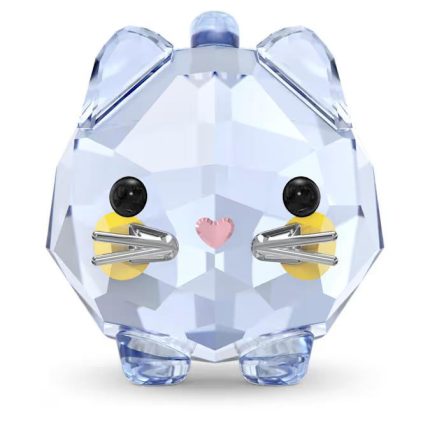 Swarovski chubby cats gatto blu