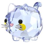 Swarovski chubby cats gatto blu