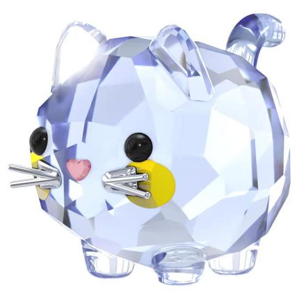 Swarovski chubby cats gatto blu
