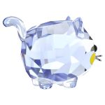 Swarovski chubby cats gatto blu