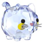 Swarovski chubby cats gatto blu