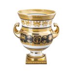 Versace i love baroque vaso su piedistallo 33cm