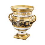 Versace i love baroque vaso su piedistallo 33cm
