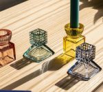 Emo Candeliere mini triangolare Blu