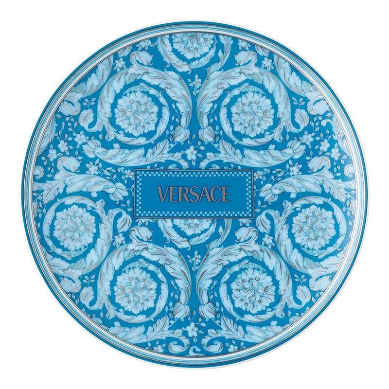 Versace piatto piano 17 cm barocco teal Versace piatto piano 17 cm barocco teal