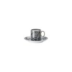 Versace tazza espresso con piattino barocco haze