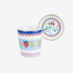 Baci milano set di 6 tazze caffe decori misti con piattino mamma mia