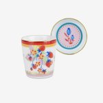 Baci milano set di 6 tazze caffe decori misti con piattino mamma mia