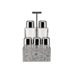 Alessi servizio per olio aceto sale pepe e spezie cactus
