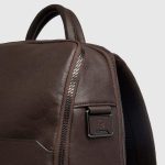 Piquadro Zaino uomo testa di moro in pelle porta pc 15,6" personalizzabile Black Square