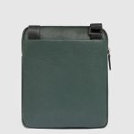 Piquadro Borsello a tracolla uomo verde - verde scuro in pelle porta iPad
