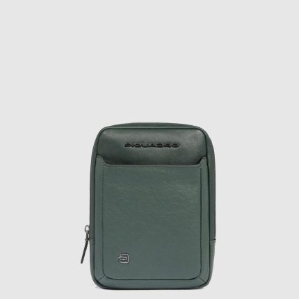 Piquadro Borsello a tracolla uomo verde - verde scuro in pelle Black Square