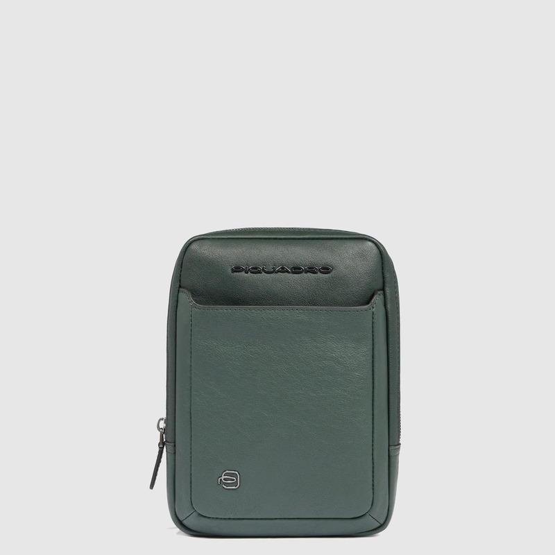 Piquadro Borsello a tracolla uomo verde - verde scuro in pelle Black Square Piquadro Borsello a tracolla uomo verde - verde scuro in pelle Black Square
