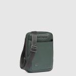 Piquadro Borsello a tracolla uomo verde - verde scuro in pelle Black Square