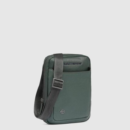 Piquadro Borsello a tracolla uomo verde - verde scuro in pelle Black Square