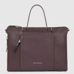 Piquadro Borsa da lavoro donna espandibile viola - viola scuro in pelle porta pc 15,6" Circle