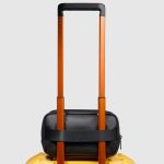 Piquadro Beauty case nero in tessuto gommato resistente allcqua Corner 2.0